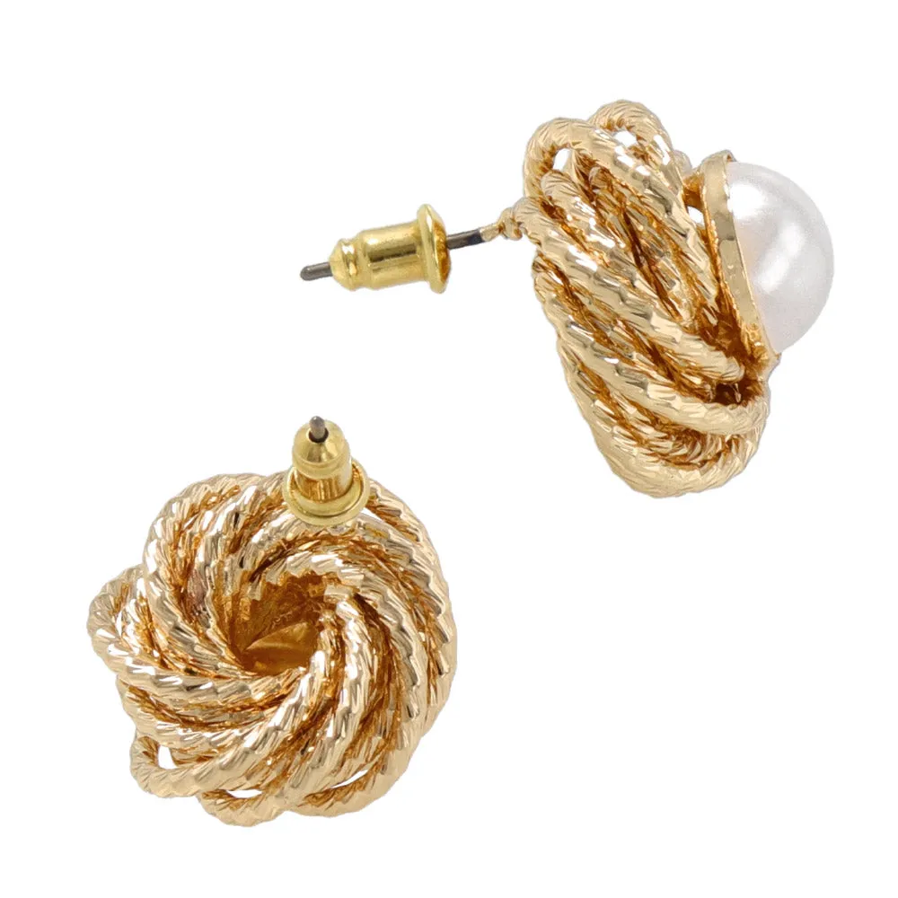 Pearl Statement Studs