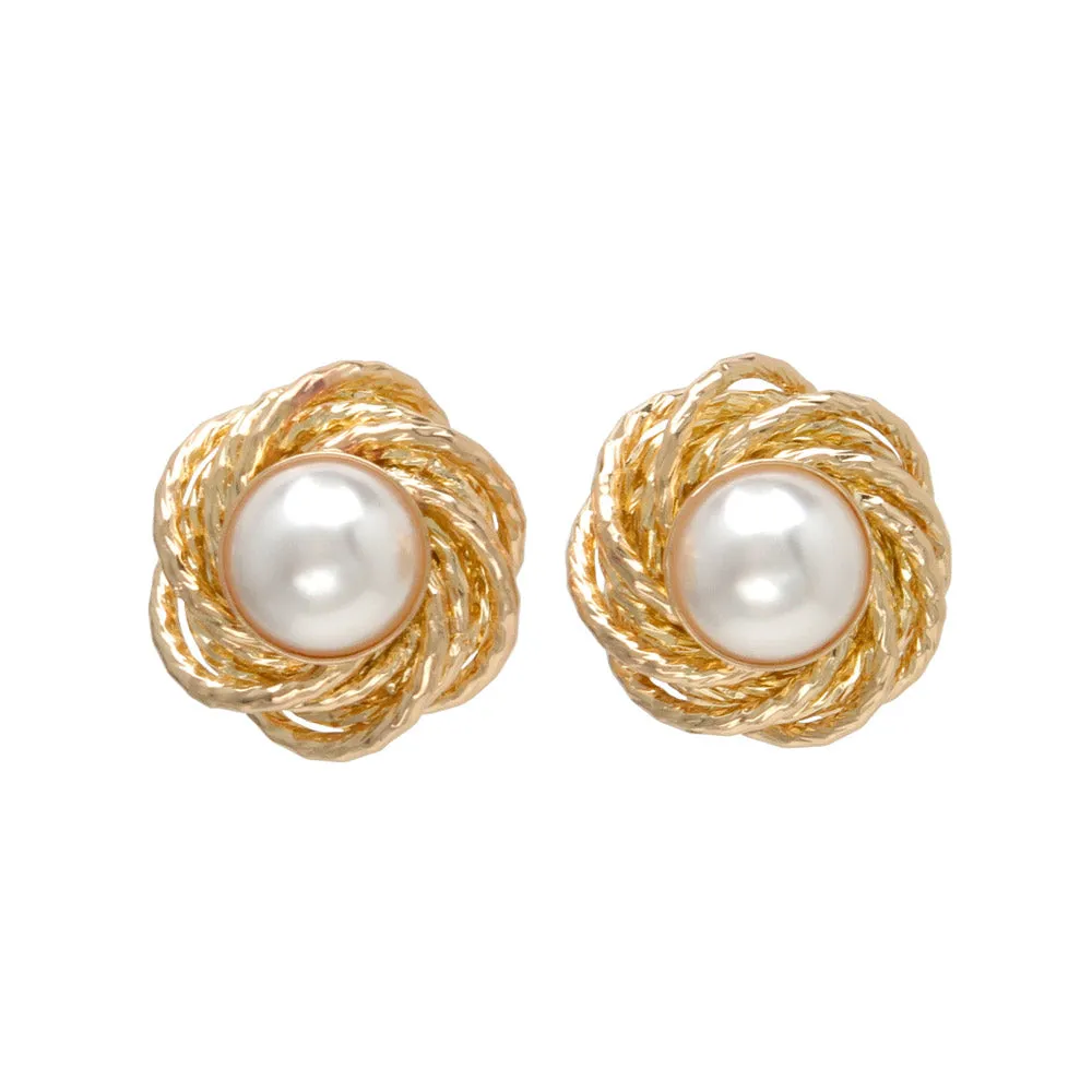 Pearl Statement Studs