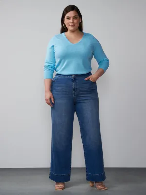 Plus Wide Leg Jeans