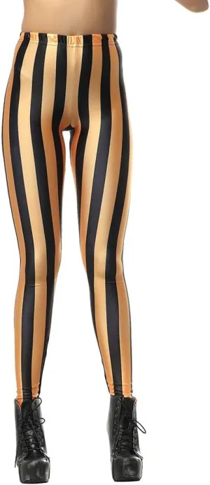 QZUnique Leggings for Women, Halloween Full-Length Printed Legging Footless Elastic Yoga Pants, Regular and Plus Size