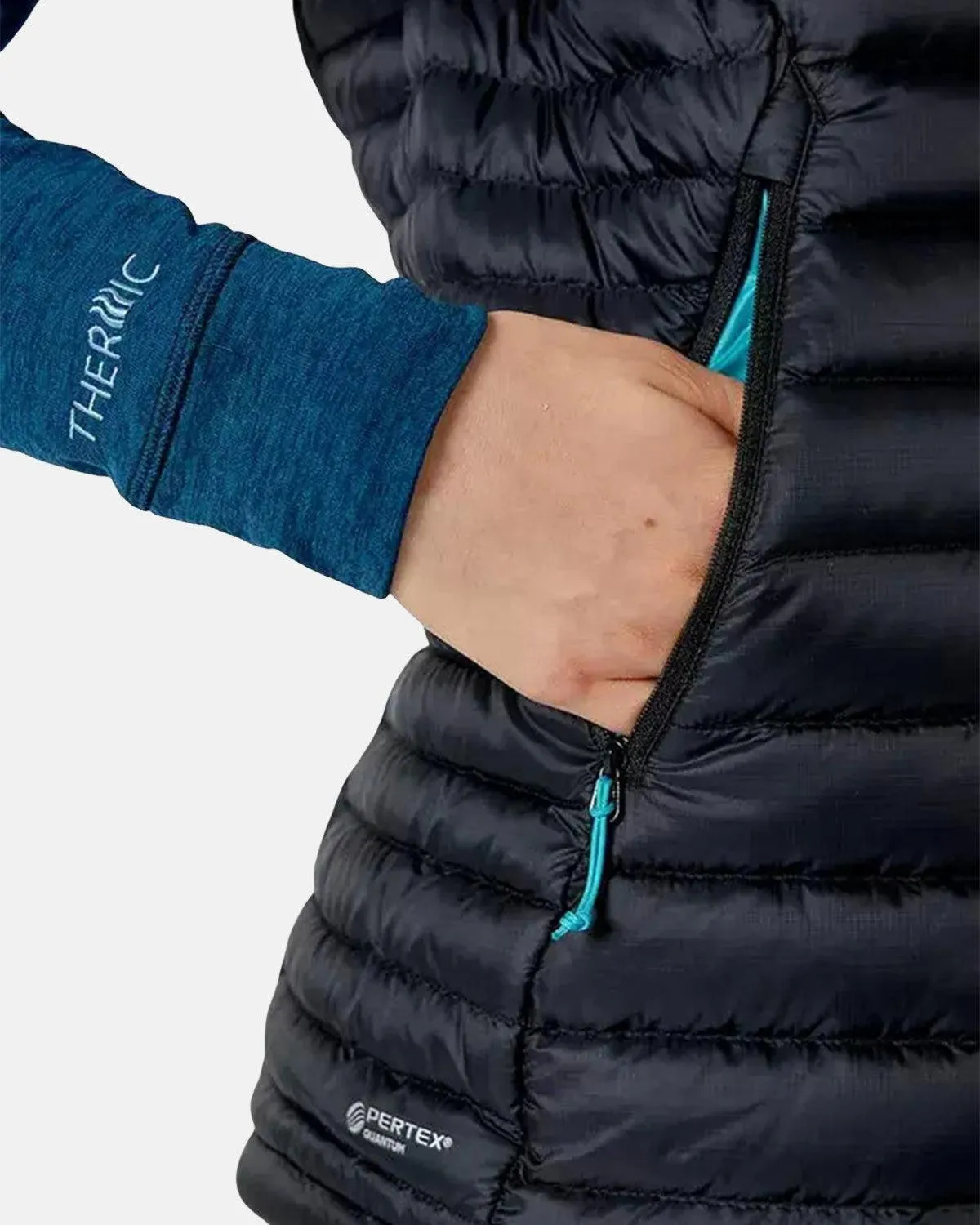 RAB WOMENS MICROLIGHT DOWN VEST BLACK
