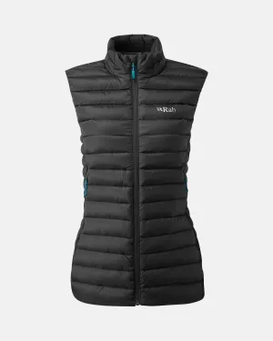 RAB WOMENS MICROLIGHT DOWN VEST BLACK