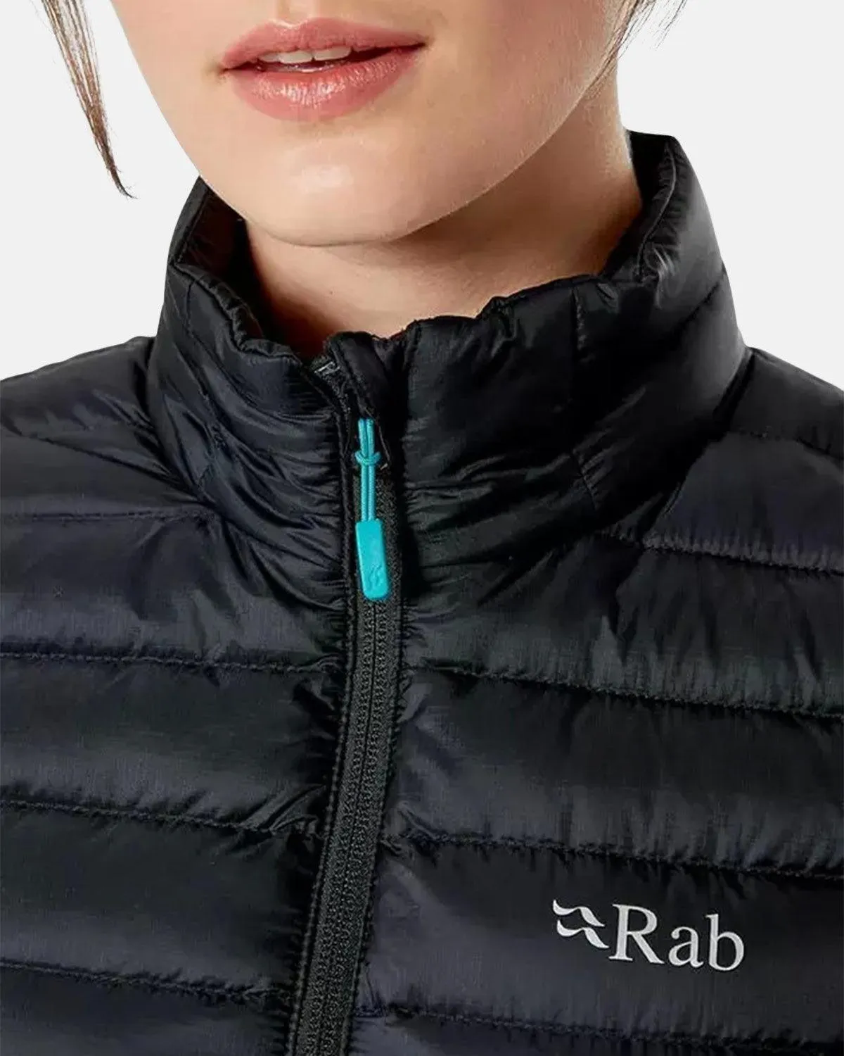 RAB WOMENS MICROLIGHT DOWN VEST BLACK