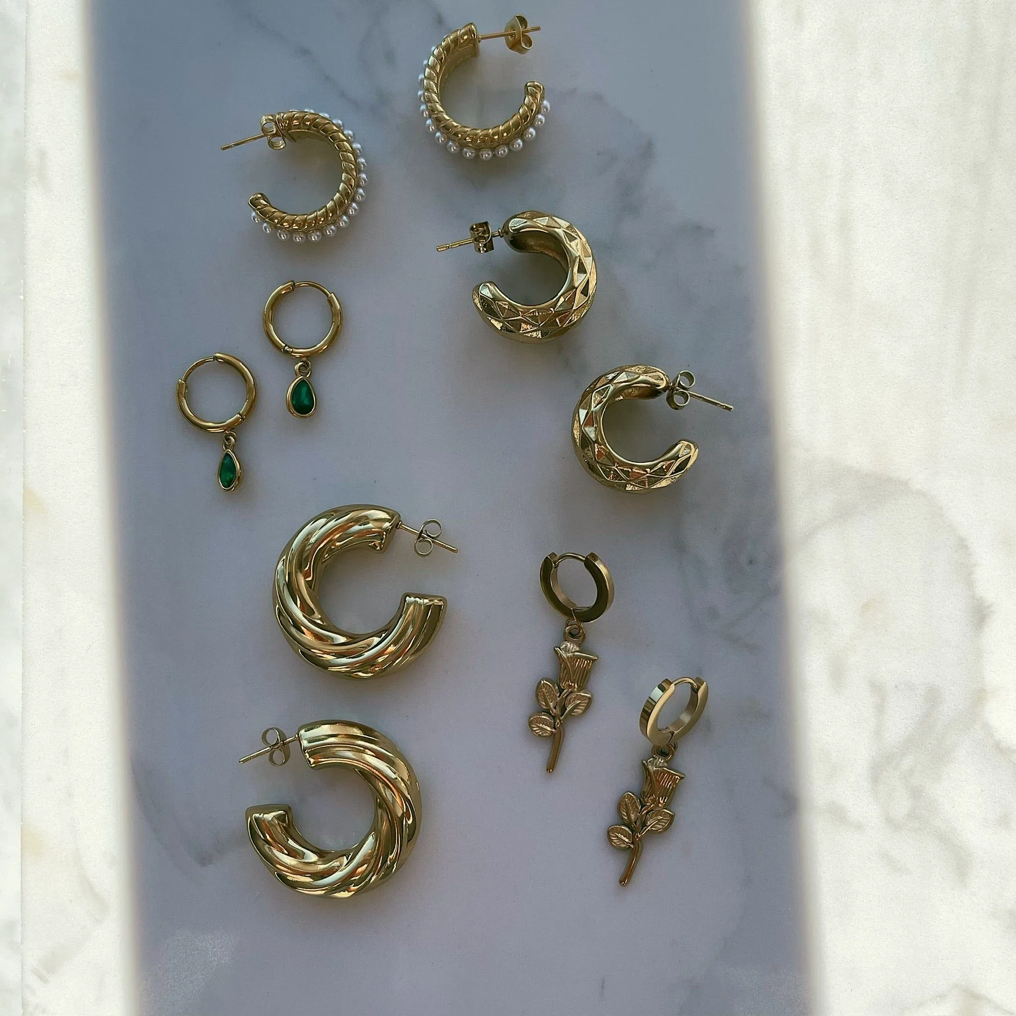 Reflect Hoop Earrings