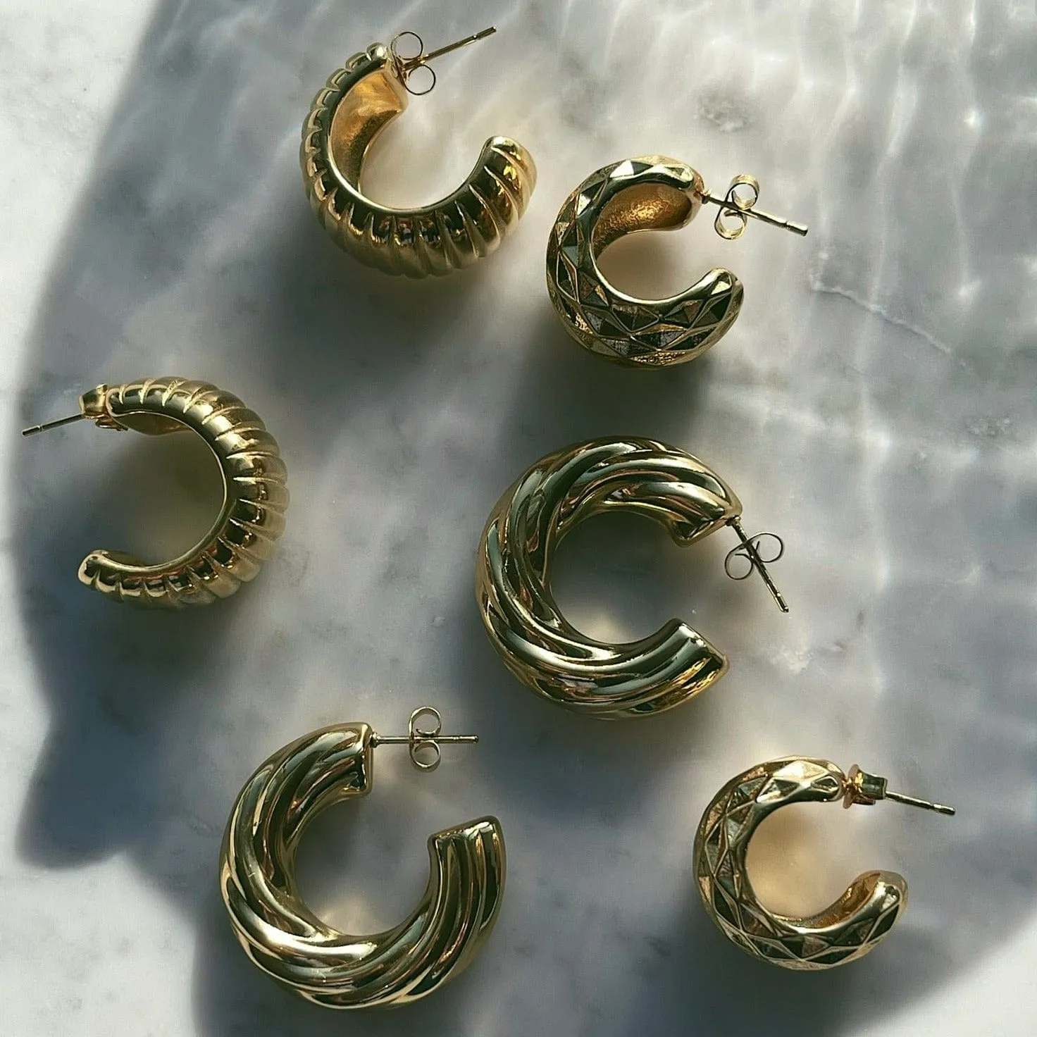 Reflect Hoop Earrings