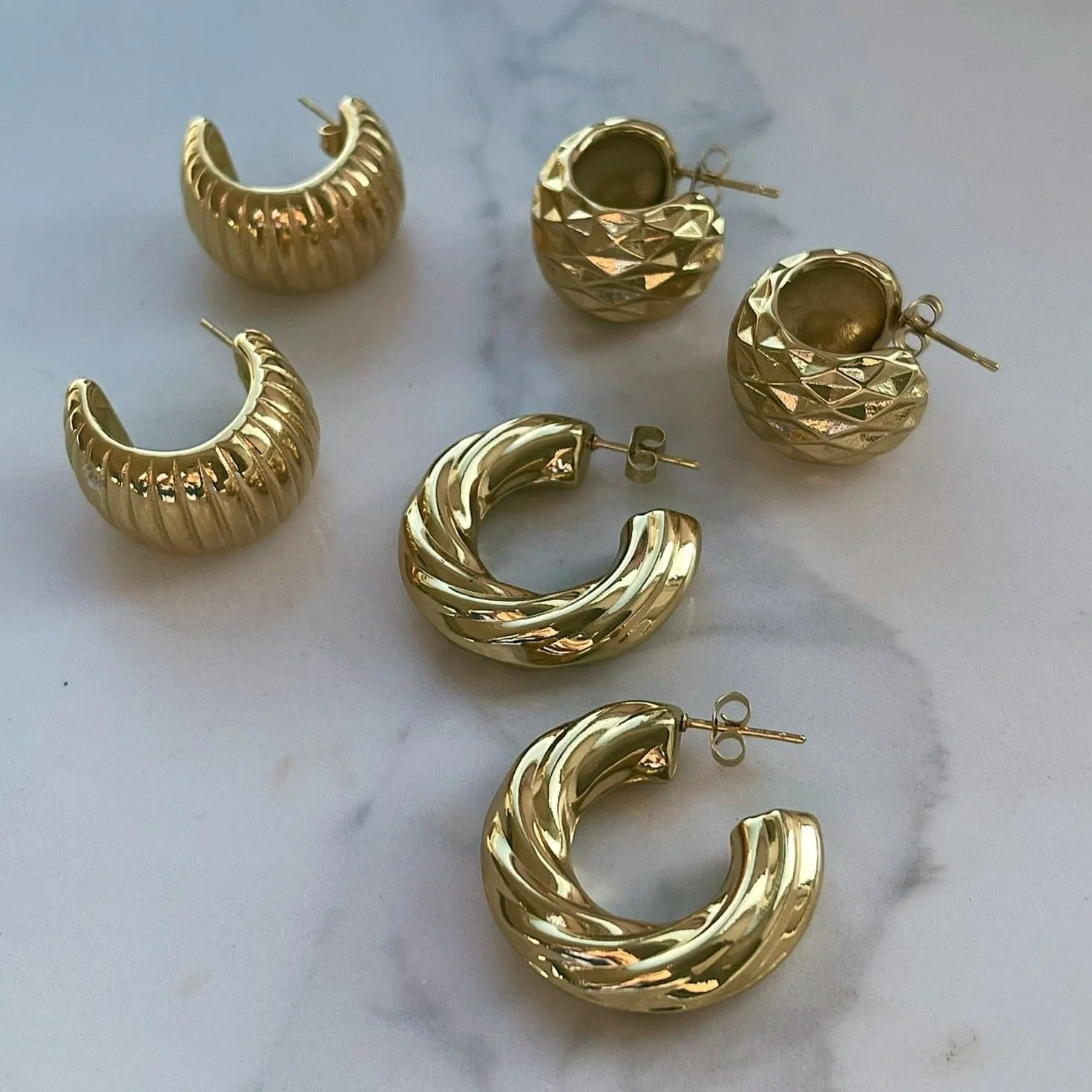 Reflect Hoop Earrings