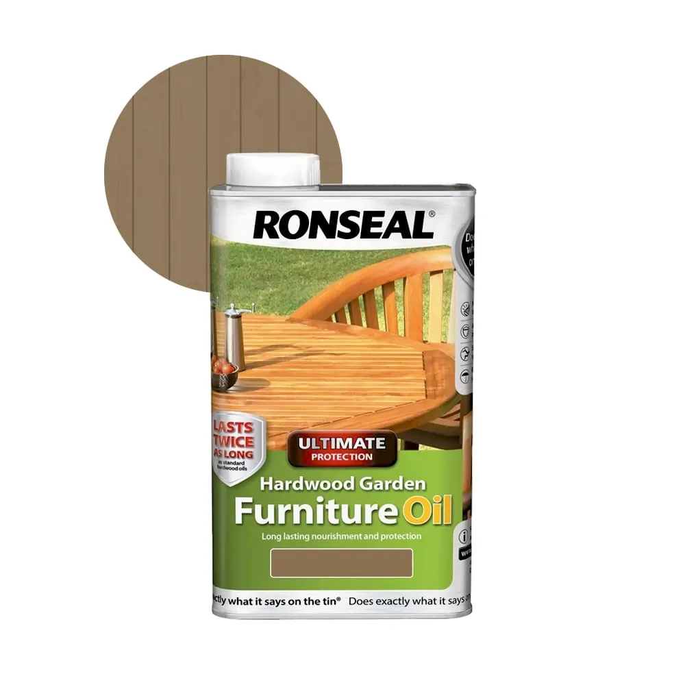 Ronseal Ultimate Protection Hardwood Garden Furniture Oil