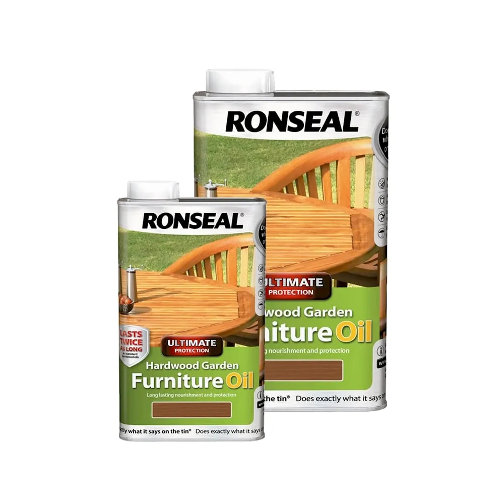 Ronseal Ultimate Protection Hardwood Garden Furniture Oil
