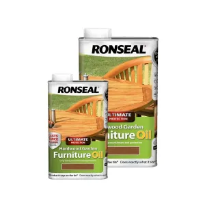 Ronseal Ultimate Protection Hardwood Garden Furniture Oil