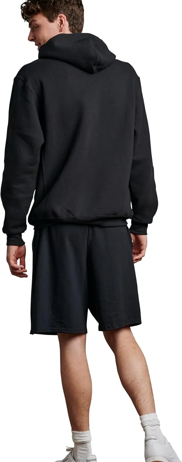 Russell Athletic Men's Relaxed Fit 9" Cotton Shorts with Pockets, Adjustable Elastic Waist, Sizes S-4X