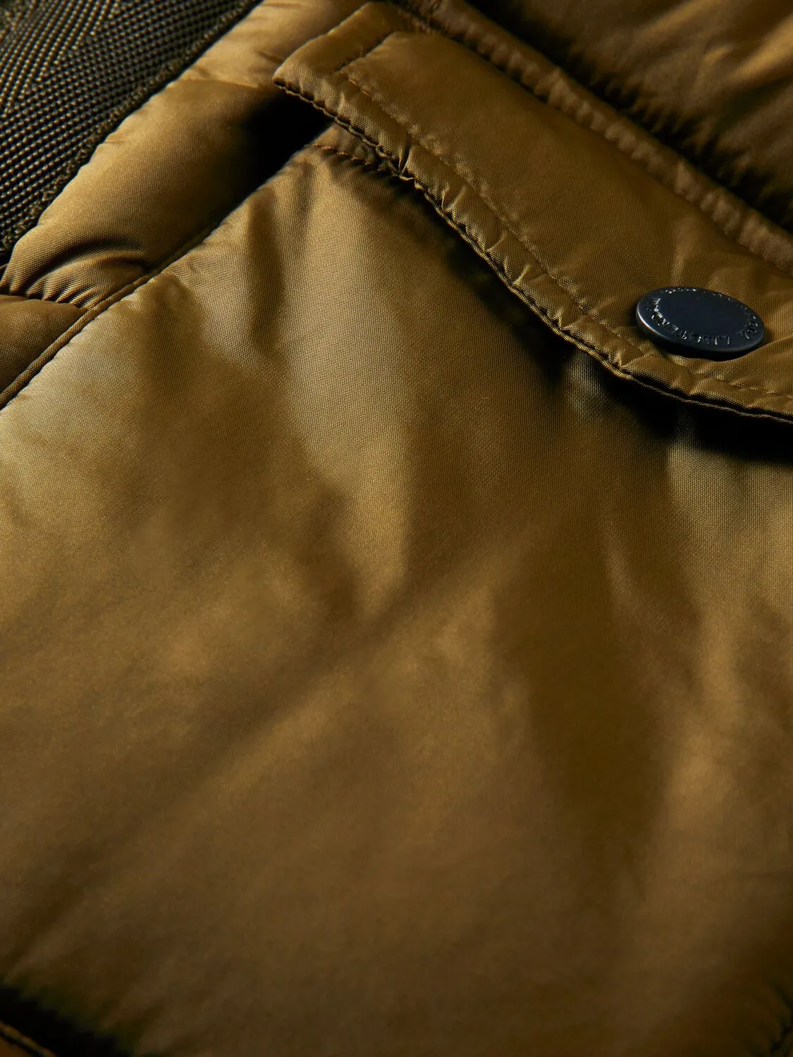 Scotch and Soda Hooded Quilted Body Warmer - Military