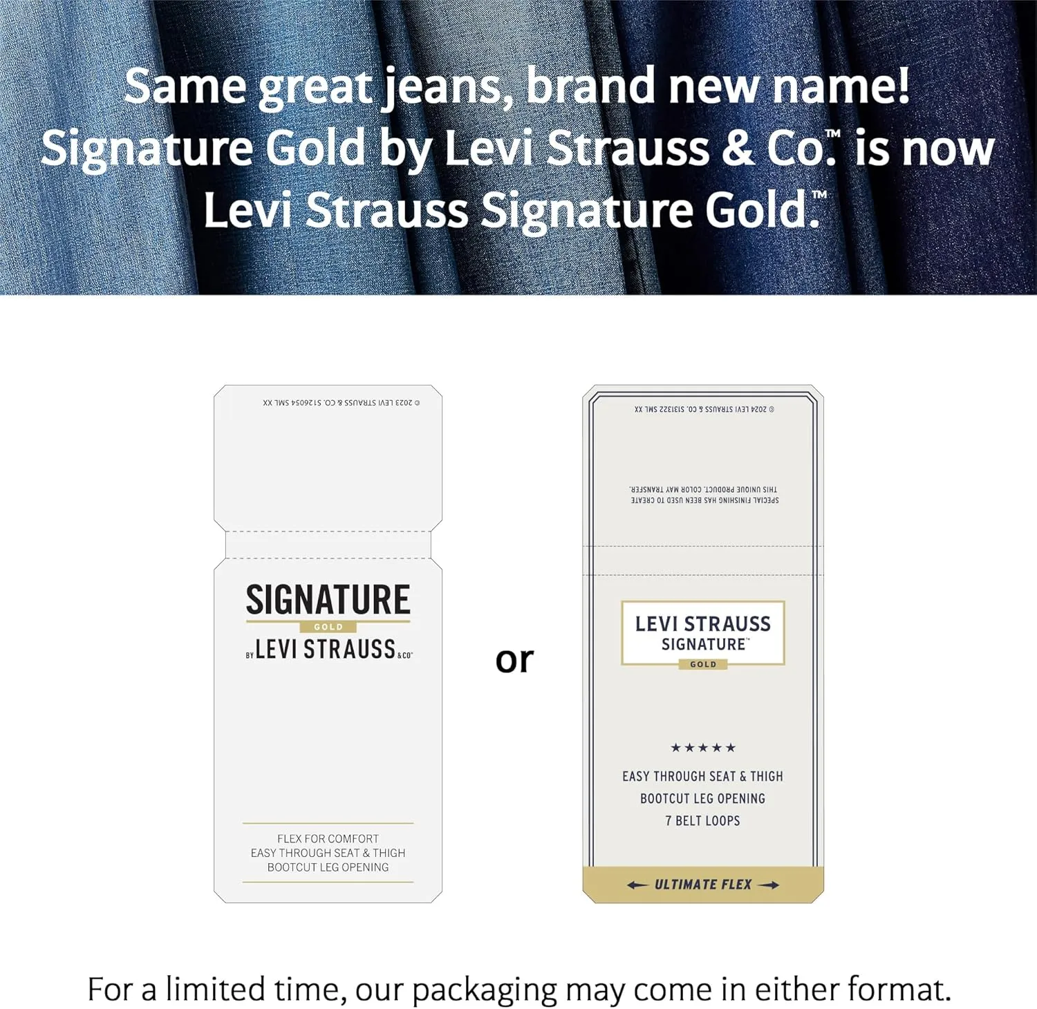 Signature by Levi Strauss & Co. Gold Label Men's Relaxed Fit Flex Jeans