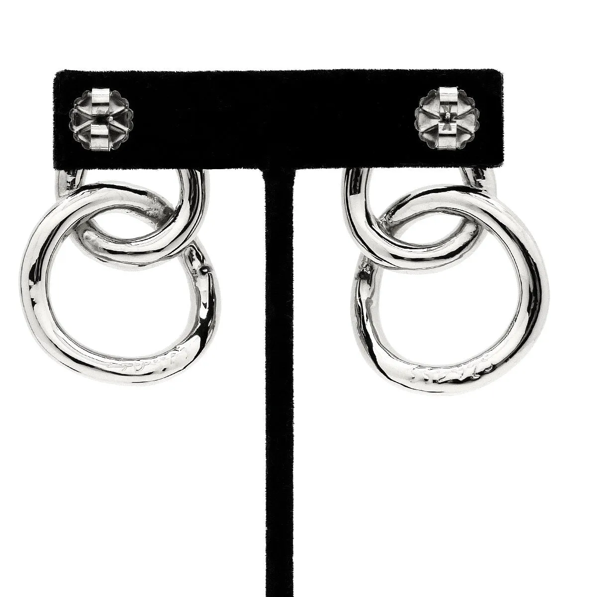 Simon Sebbag Sterling Silver Double Open Circle Earring E2950