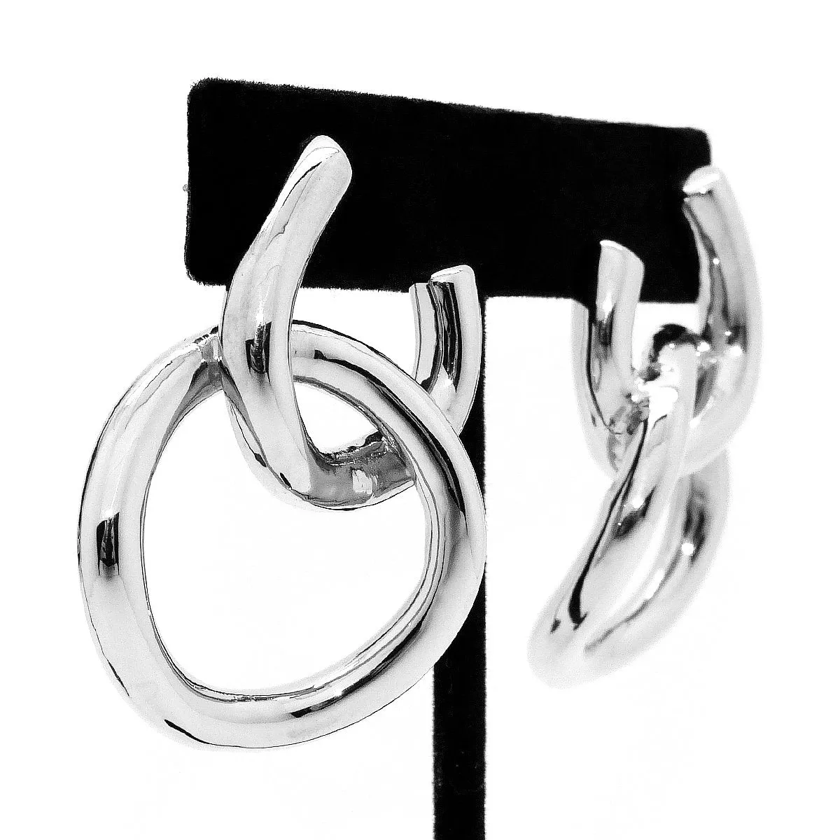 Simon Sebbag Sterling Silver Double Open Circle Earring E2950