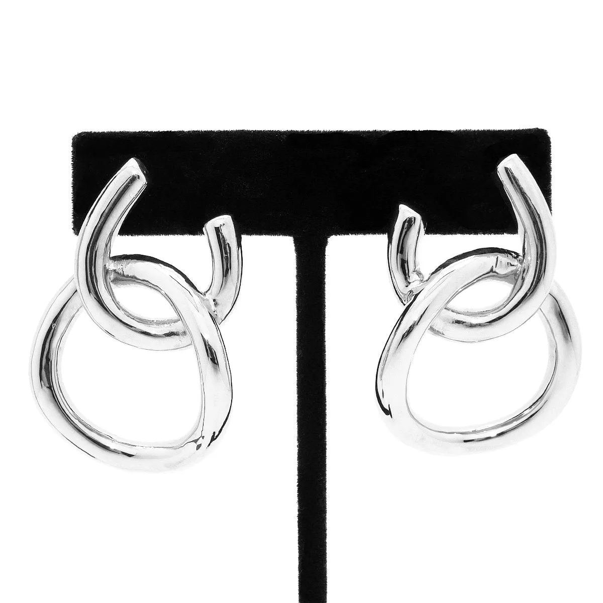 Simon Sebbag Sterling Silver Double Open Circle Earring E2950