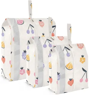 Simple Playful Fruits Packing Cubes for Travel, Lightweight Travel Packing Organizers Luggage Bags for Travel Accessories Travel Essentials