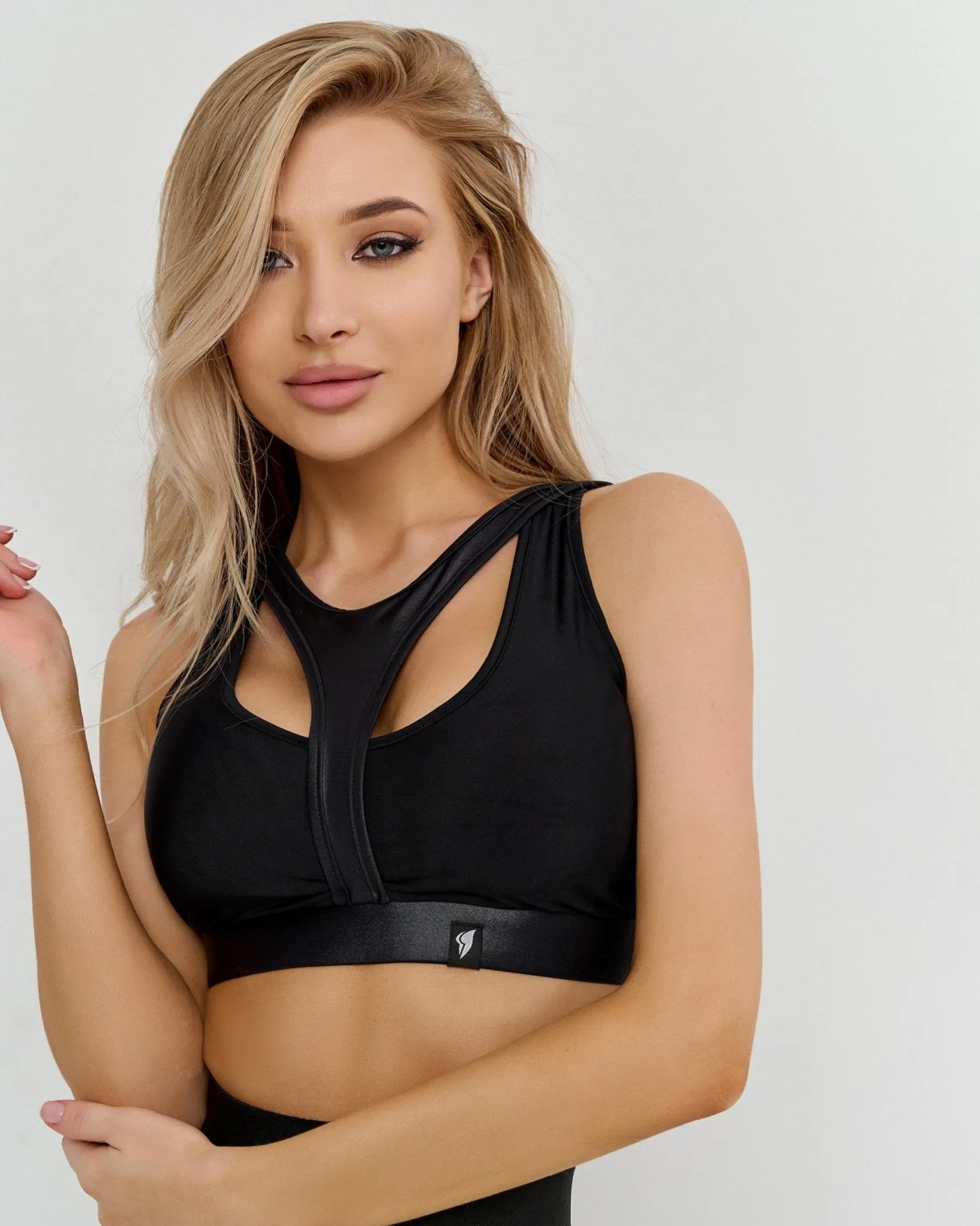 Sports Bras Celtic cross Top Black Skin