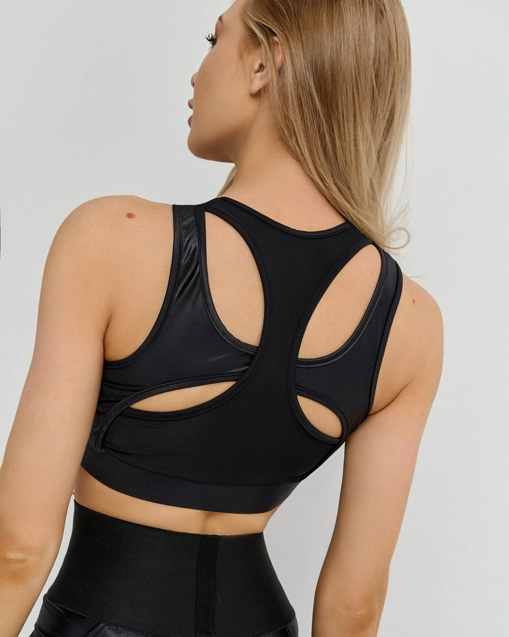 Sports Bras Celtic cross Top Black Skin
