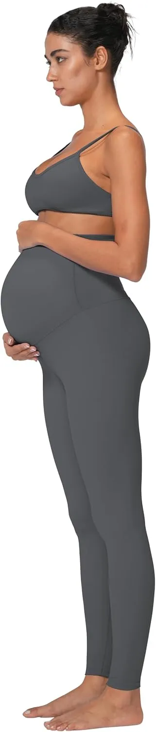 Sunzel Sunzfly Maternity Leggings for Women Over The Belly Buttery Soft Pregnancy Yoga Pants for Spring Summer Workout Lounge