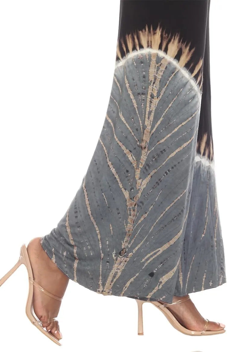 THE COLLECTION ROYAL Palazzo Pants Hippie Harem Boho Yoga Casual Cozy Jogger Wide Leg Workout Pant Travel Clothes