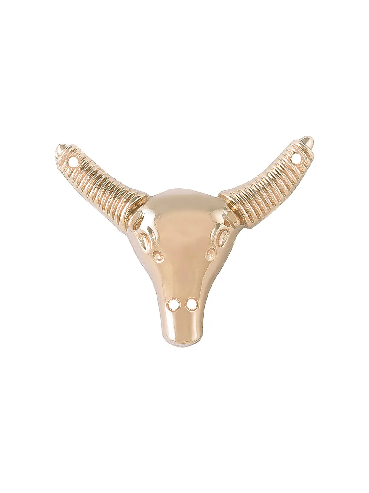 Unique & Funky Shining Bull Design Neckline