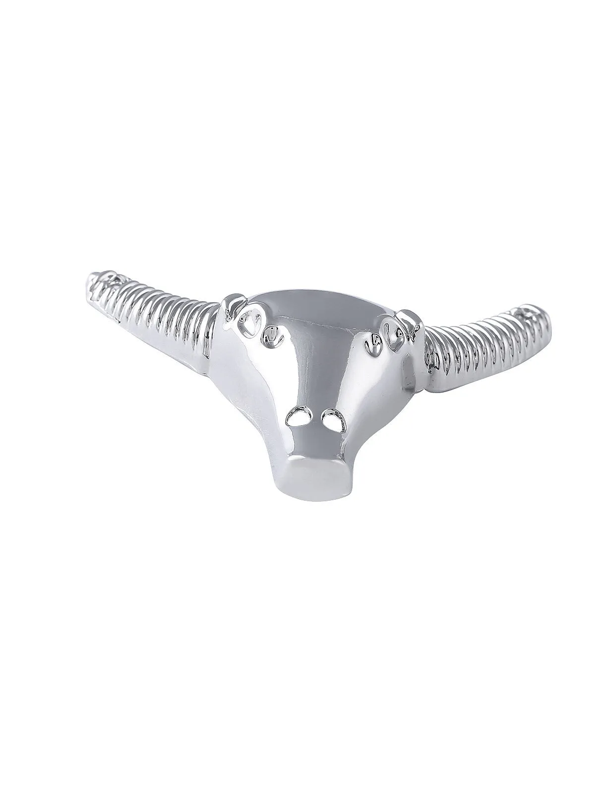 Unique & Funky Shining Bull Design Neckline