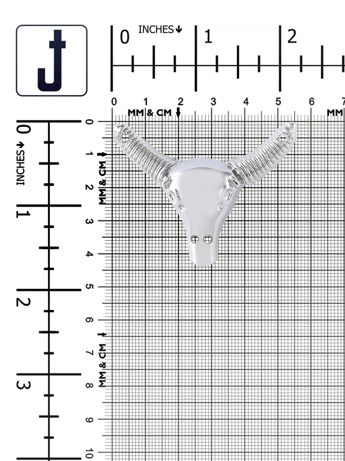 Unique & Funky Shining Bull Design Neckline