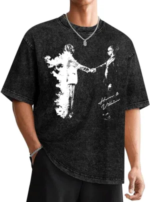 Unisex 80s&90s T-Shirt Short-Sleeve Adults Teens Cotton Shirts