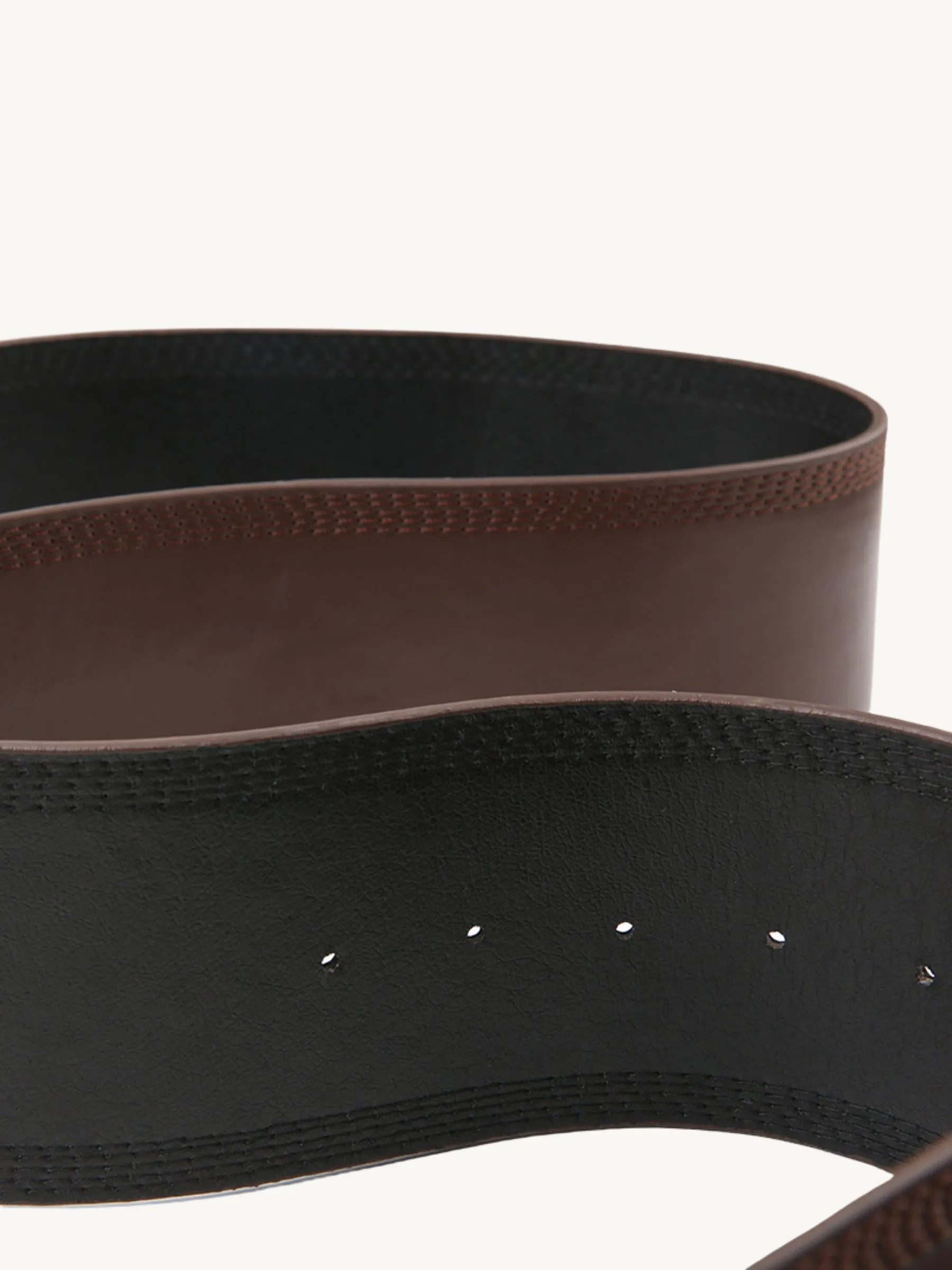 Unity Faux Leather Retro Buckle Belt