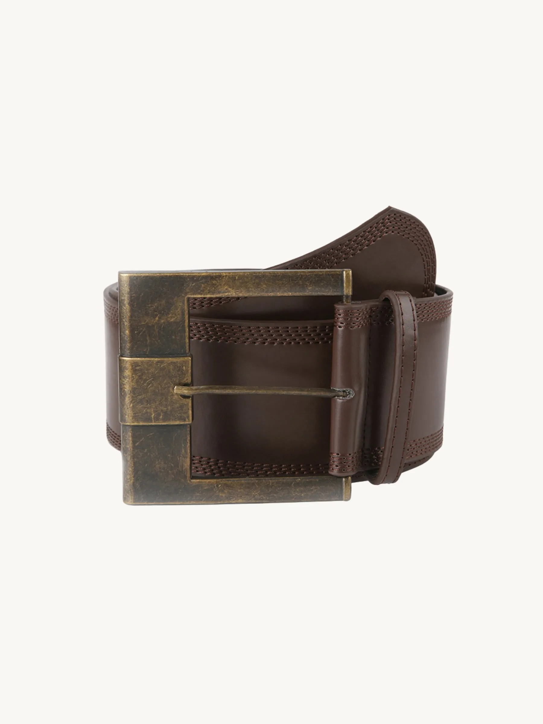 Unity Faux Leather Retro Buckle Belt