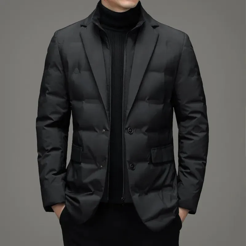 Urbane Frost Dual-Layered Down Filled Blazer