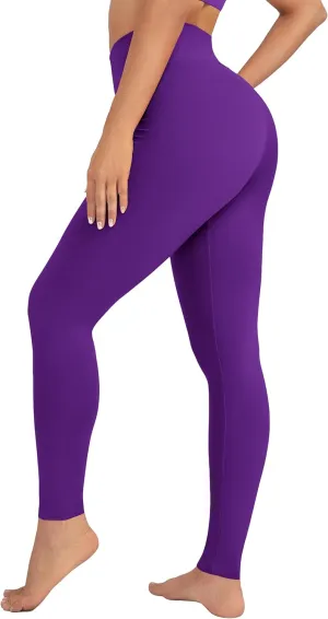 VALANDY High Waisted Leggings for Women Stretch Tummy Control Workout Running Yoga Pants Reg&Plus Size