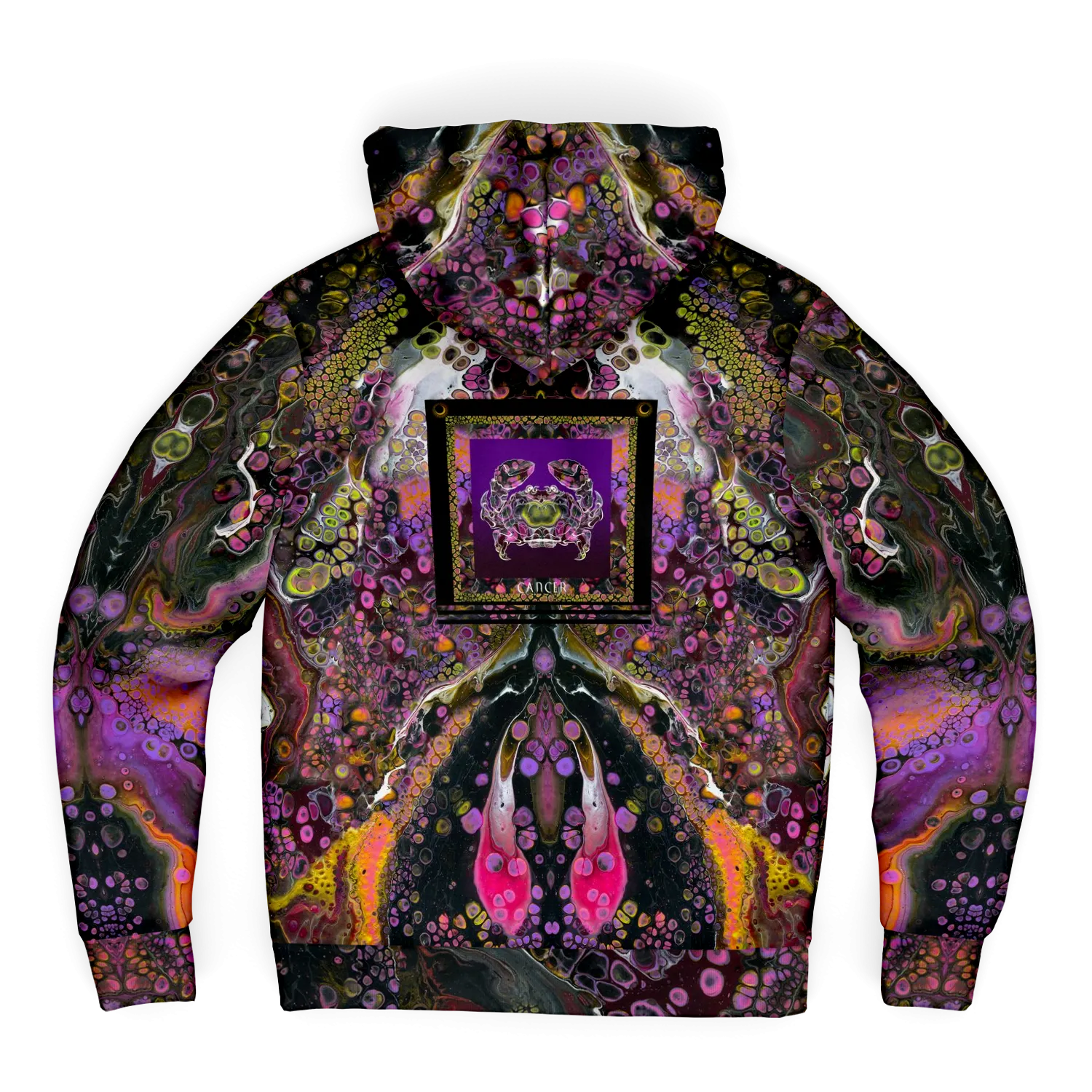 Violet River Cancer Fleece-Lined Zip Hoodie