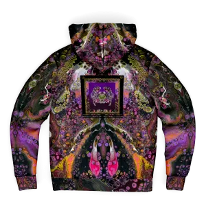 Violet River Cancer Fleece-Lined Zip Hoodie