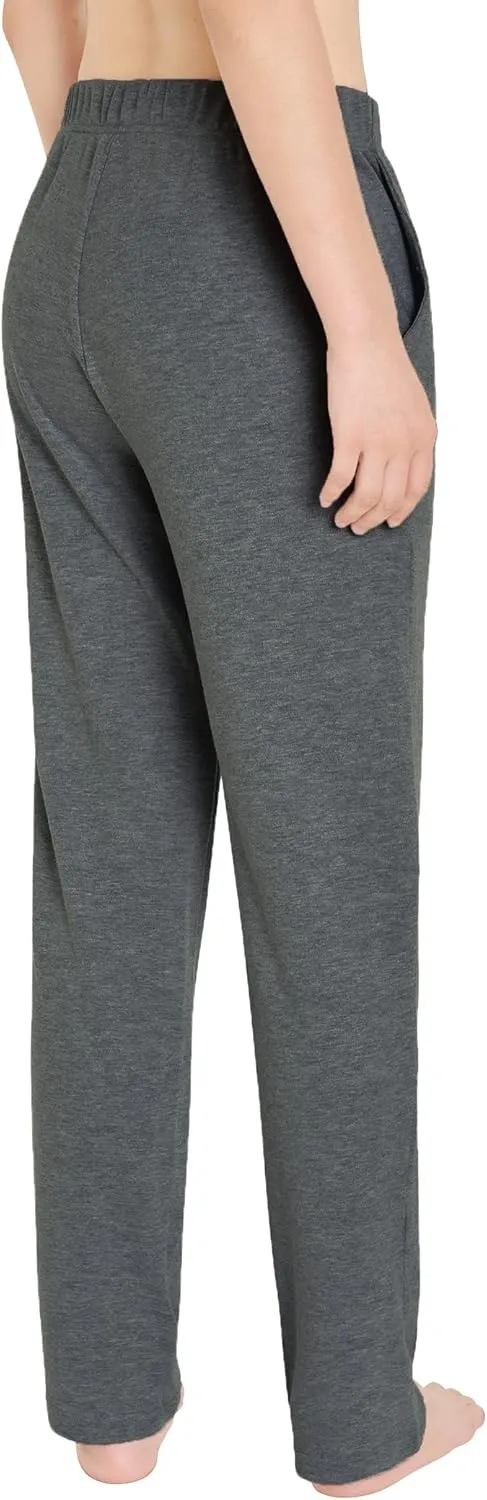 Weintee Women's Cotton Sweatpants Knit Pants with Pockets