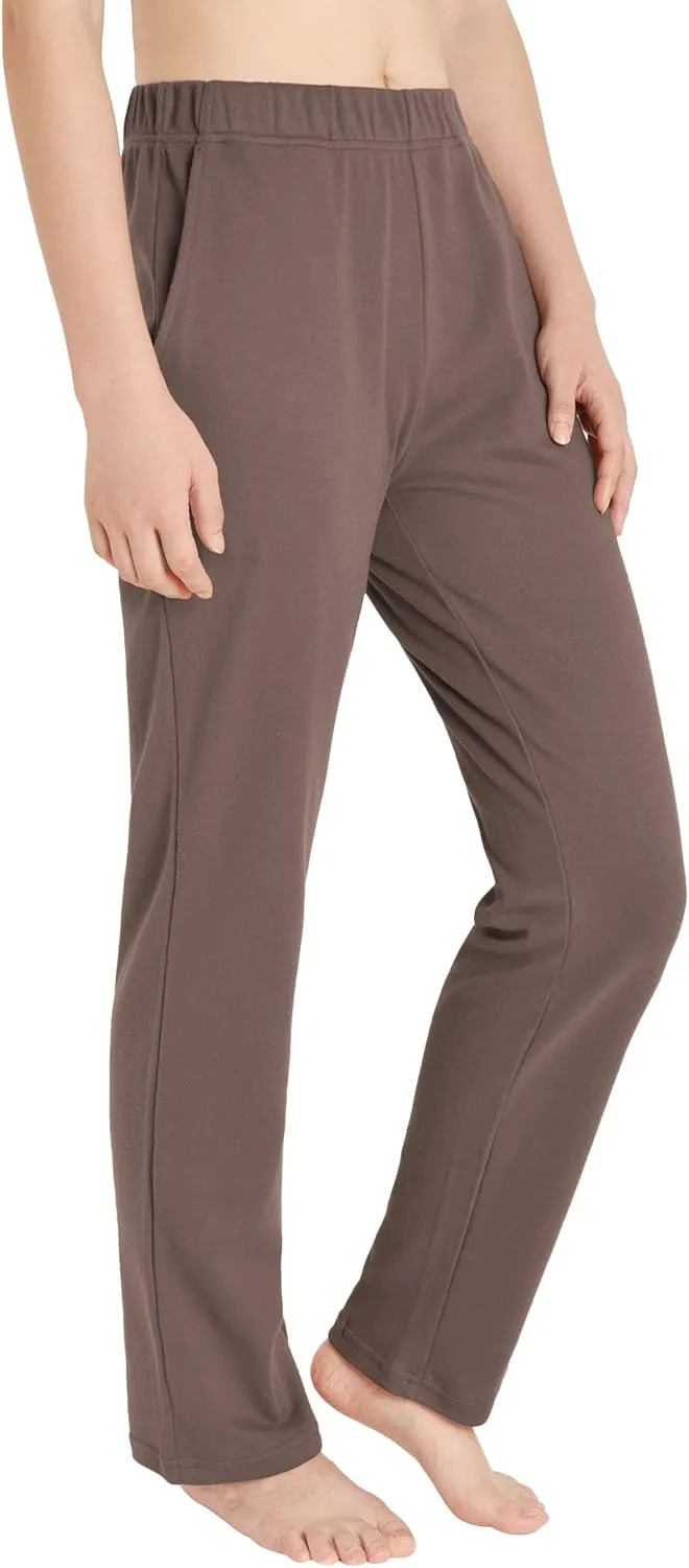 Weintee Women's Cotton Sweatpants Knit Pants with Pockets