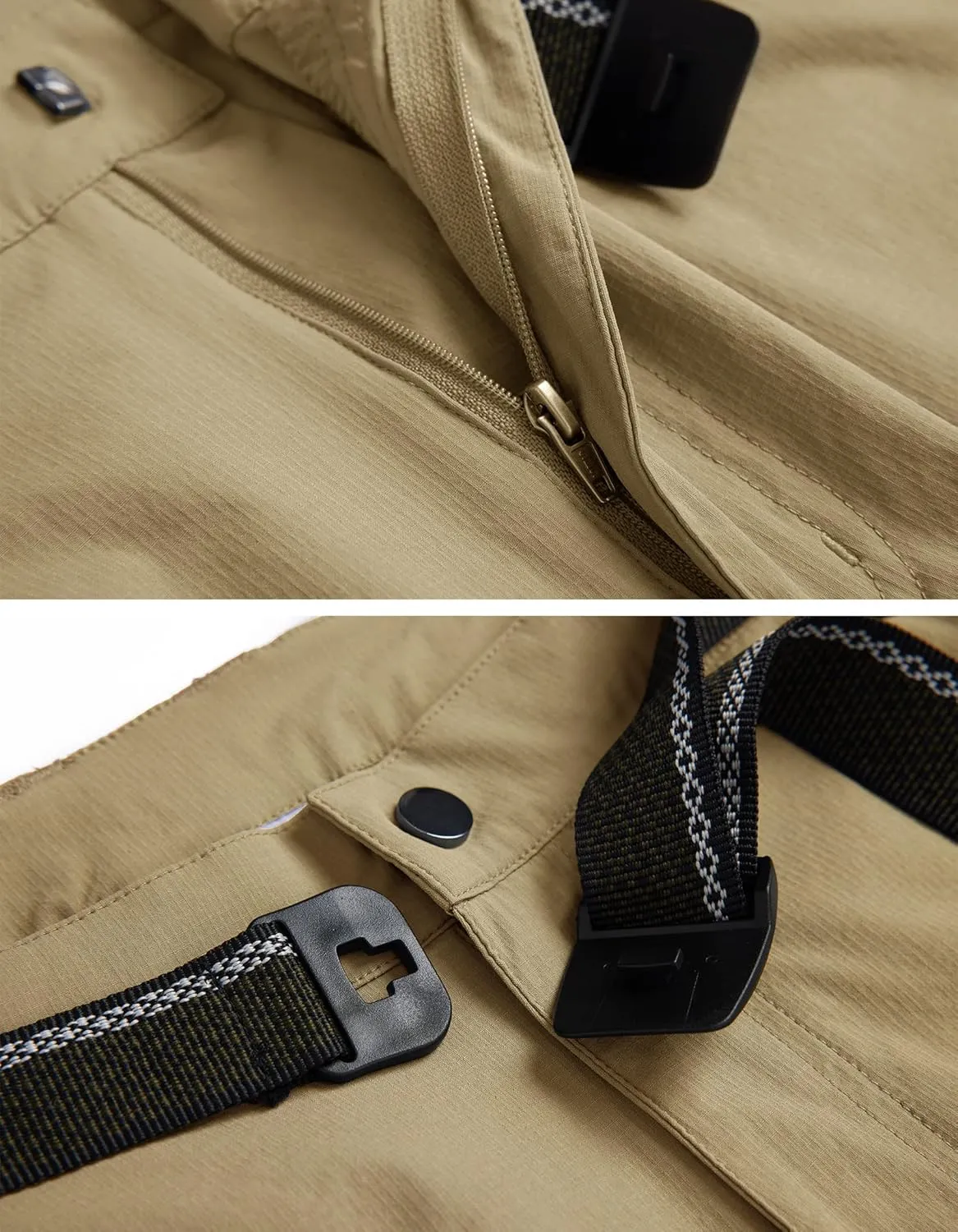 WENRONSTA Men's Hiking Work Cargo Pants Quick-Dry Lightweight Waterproof 6 Pockets Outdoor Mountain Fishing Camping Pants