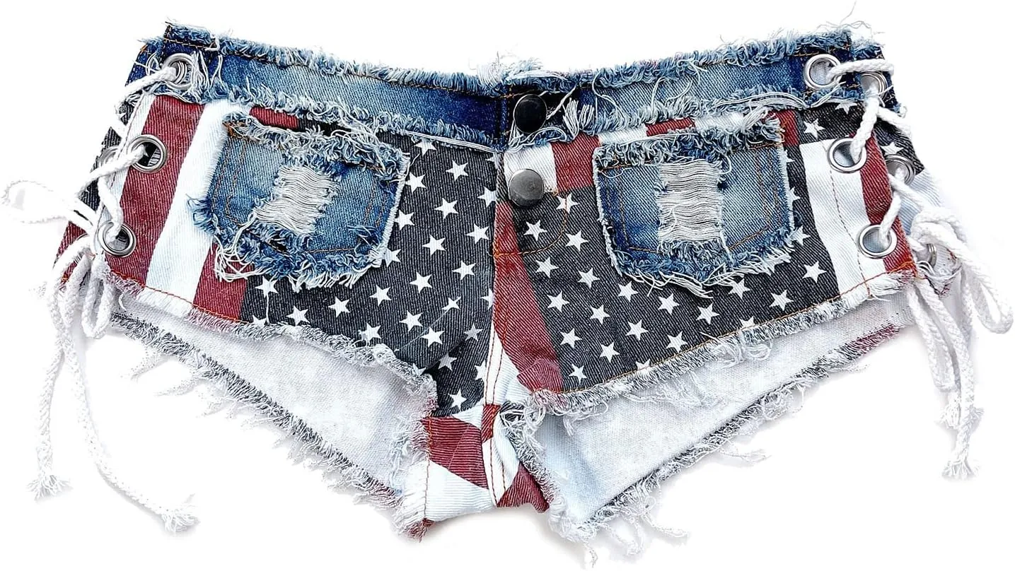 Women's Sexy Low Rise Mini Denim Shorts Jeans Hot Pants