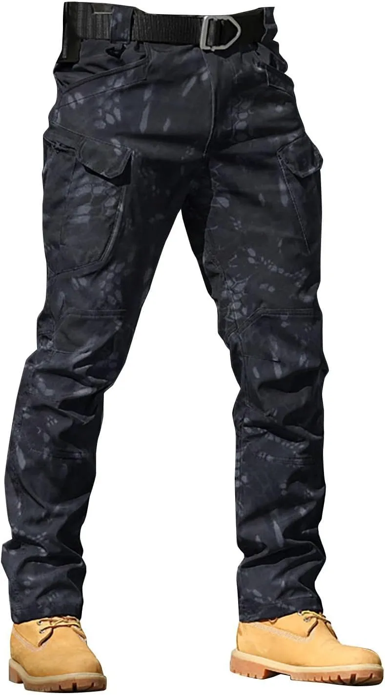 Work Pants for Men Big and Tall Casual Loose Straight Sweatpants Outdoor Lightweight Work Hiking Pants Jogger Tousers