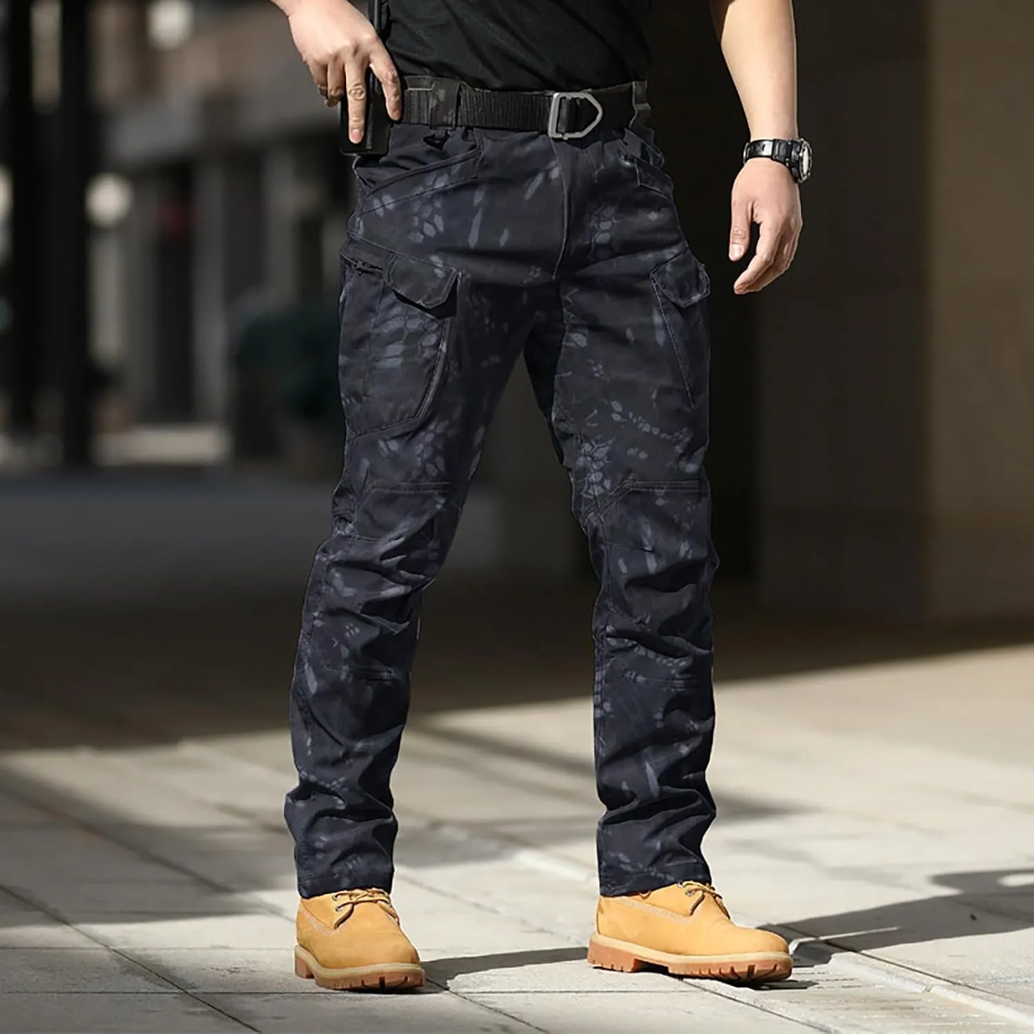 Work Pants for Men Big and Tall Casual Loose Straight Sweatpants Outdoor Lightweight Work Hiking Pants Jogger Tousers