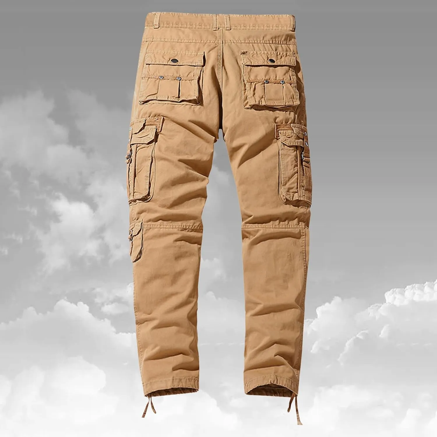 Work Pants for Men Construction Flex Casual Hiking Pants Workout Joggers Stretch Twill Track Sweatpants Multi Pockets