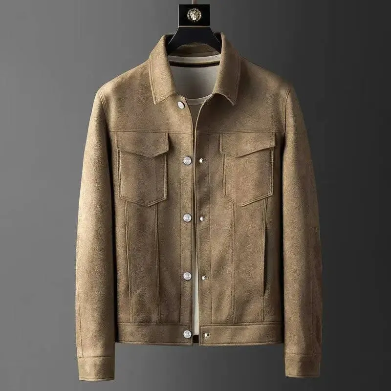 Yamato SleekFit Fleece-Lined Deerskin Coat