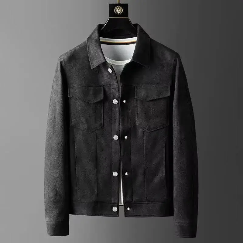 Yamato SleekFit Fleece-Lined Deerskin Coat