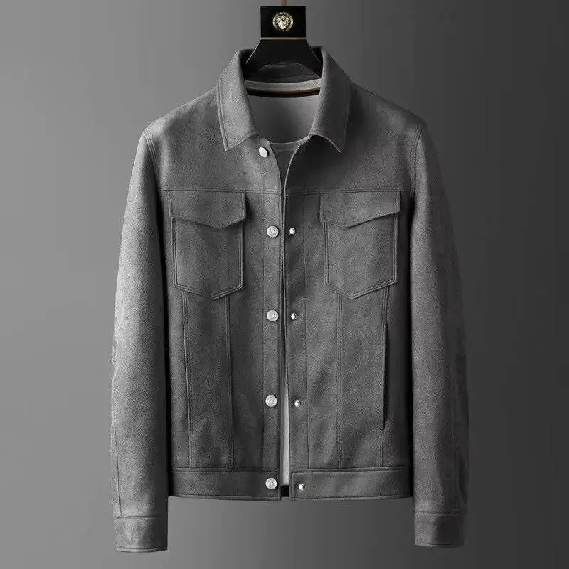 Yamato SleekFit Fleece-Lined Deerskin Coat